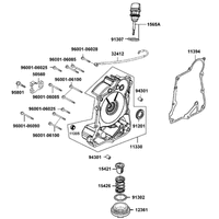 Kurbelgehäusedeckel rechts
