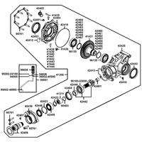 Kardangetriebe hinten
