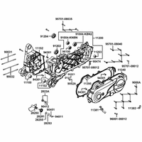 Kurbelgehäuse kpl. & Variomatikdeckel