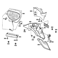 Rücklicht & Spritzschutz hinten