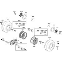 Räder vorne mit Bremse & Antriebswelle