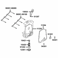 Kurbelgehäusedeckel rechts