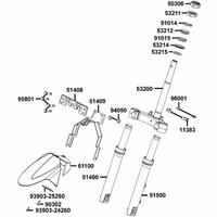 Gabel & Kotflügel vorne