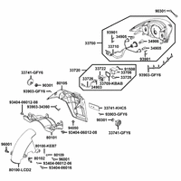 Rücklicht & Radabdeckung hinten