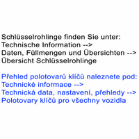 Schlüsselrohlinge & Lackstifte