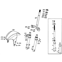 Gabeljoch, Lenkkopflager & Gabel