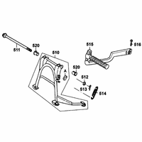 Ständer & Kickstarterhebel
