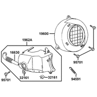 Luftleitblech und Zylinderabdeckung