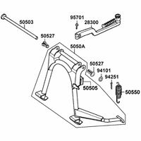 Ständer & Kickstarterhebel
