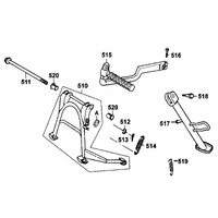 Ständer & Kickstarterhebel