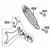 Stossdämpfer hinten