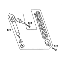 Stossdämpfer hinten