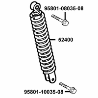 Stossdämpfer hinten