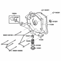 Kurbelgehäusedeckel rechts