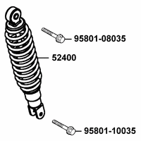 Stossdämpfer hinten
