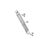 Stossdämpfer hinten