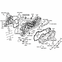 Kurbelgehäuse kpl. & Variomatikdeckel