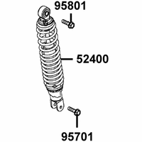 Stossdämpfer hinten