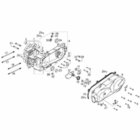 Kurbelgehäuse kpl. & Variomatikdeckel