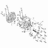 Kurbelgehäusehälften
