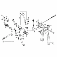 Hauptständer & Pedale