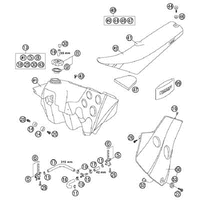 KRAFTSTOFFTANK / SITZBANK  / SPOILER