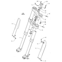 VORDERRADGABEL / STEUERKOPF