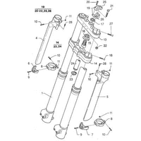 VORDERRADGABEL / STEUERKOPF