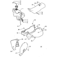 KRAFTSTOFFTANK / SITZBANK  / SPOILER