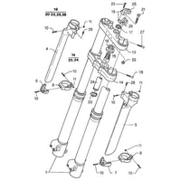 VORDERRADGABEL / STEUERKOPF