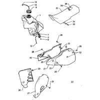 KRAFTSTOFFTANK / SITZBANK  / SPOILER