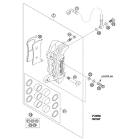 BREMSZANGE VORNE BERINGER FS