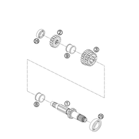 GETRIEBE I - ANTRIEBSWELLE 4-GANG