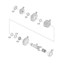GETRIEBE I - ANTRIEBSWELLE 6-GANG