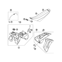 TANK /  SITZBANK /  VERKLEIDUNG