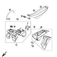 TANK / SITZBANK / VERKLEIDUNG
