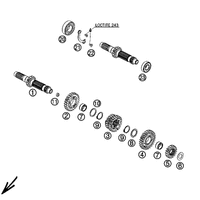 GETRIEBE I / ANTRIEBSWELLE