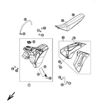 TANK / SITZBANK / VERKLEIDUNG