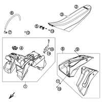 TANK / SITZBANK / VERKLEIDUNG