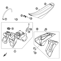 TANK / SITZBANK / VERKLEIDUNG
