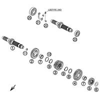 GETRIEBE I - ANTRIEBSWELLE