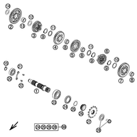 GETRIEBE II - ABTRIEBSWELLE