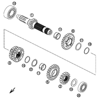 GETRIEBE I - ANTRIEBSWELLE