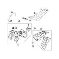 TANK / SITZBANK / VERKLEIDUNG
