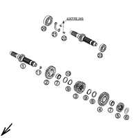 GETRIEBE I / ANTRIEBSWELLE