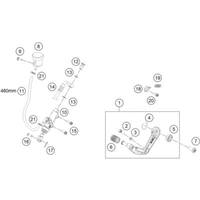 BETÄTIGUNG HINTERBREMSE