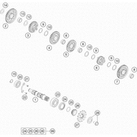 GETRIEBE II - ABTRIEBSWELLE