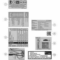 TECHNISCHE INFO AUFKLEBER