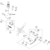 BETÄTIGUNG HINTERBREMSE