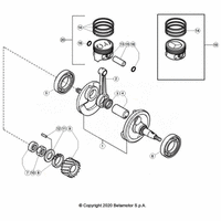KURBELWELLE/KOLBEN/AUSGLEICHSWELLE